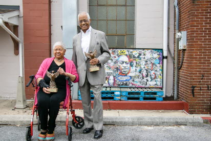 Elizabeth Ford and Ron Ford